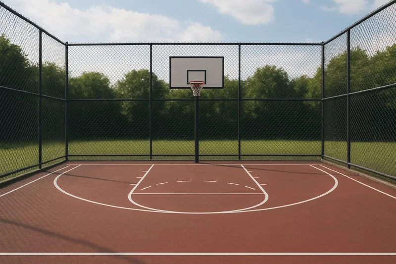 Quadra de basquete do Kingdom Family Park